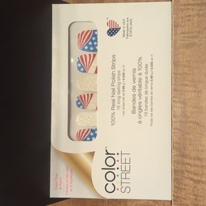 ♥️ 🤍 💙 Color Street Nail Strips American Dream